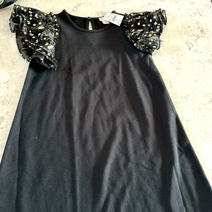 Crew cuts black dress